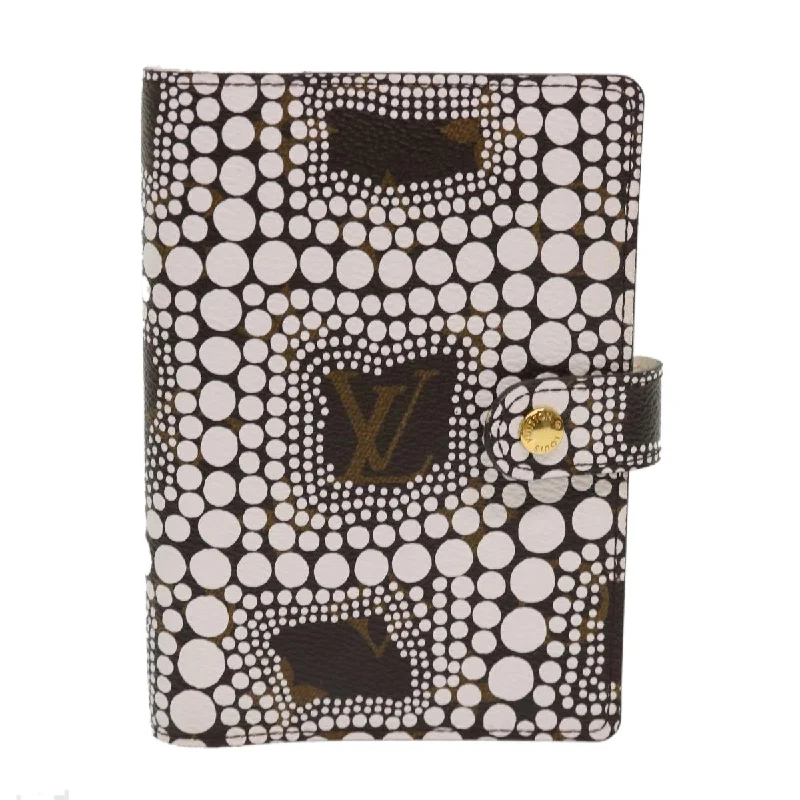 Wallets with bold pockets-Louis Vuitton Agenda Cover  Canvas Wallet  (Pre-Owned)