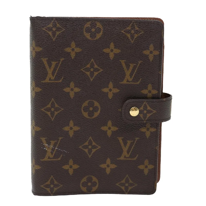 Wallets for classic style-Louis Vuitton Agenda Mm  Canvas Wallet  (Pre-Owned)