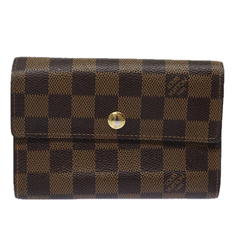 Keychains with firm clasp-Louis Vuitton Alexandra  Canvas Wallet  (Pre-Owned)