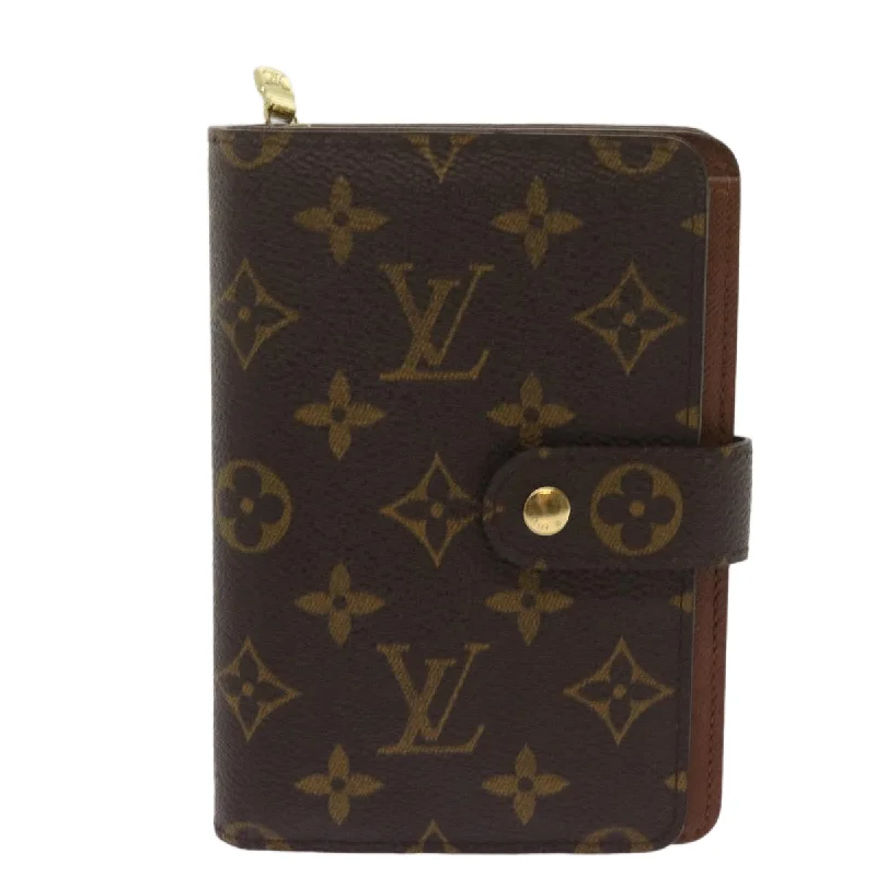 Wallets with hardy leather-Louis Vuitton Porte Papier Zip  Canvas Wallet  (Pre-Owned)