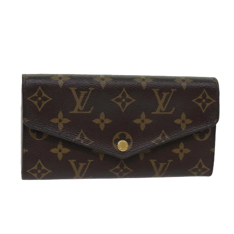 Keychains for avid explorers-Louis Vuitton Portefeuille Sarah  Canvas Wallet  (Pre-Owned)