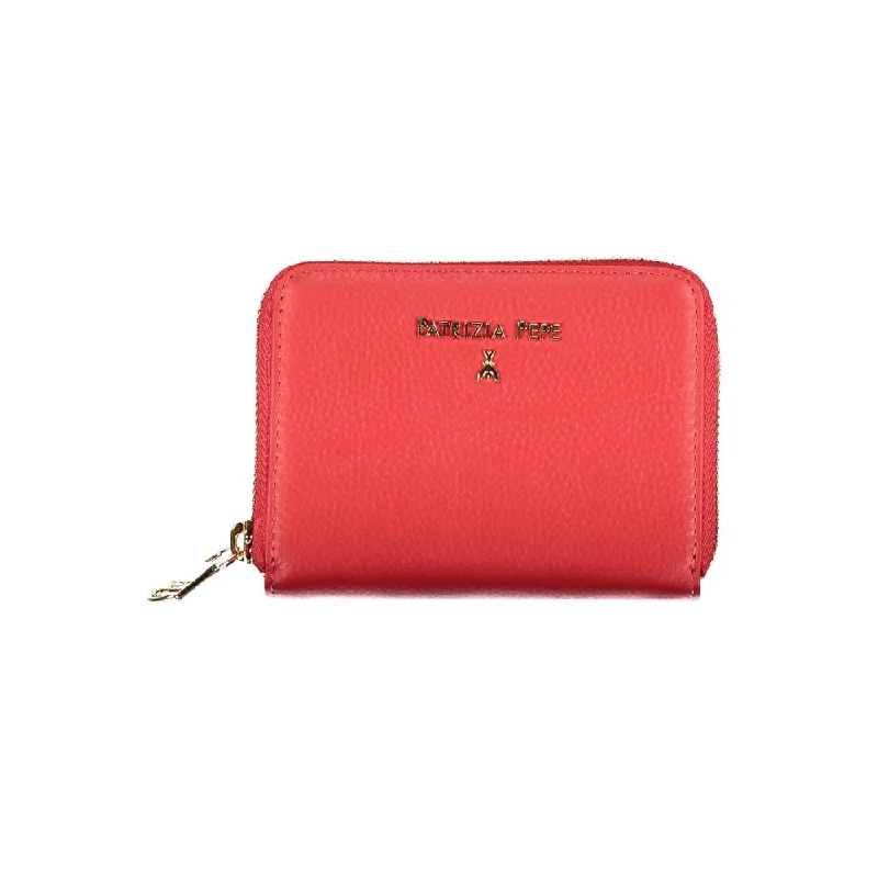 Wallets for festival gear-Patrizia Pepe Chic pink Dual-Compartment Women's Wallet