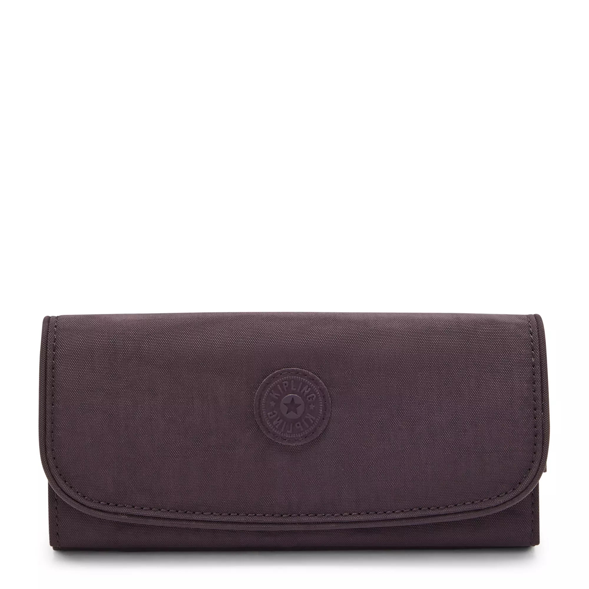 Keychains for edgy women-Kipling Money Land Snap Wallet - Ultimate Plum