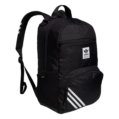 Travel backpacks for carry-on luggageadidas Originals National 2.0 Backpack, Black/White, One Size