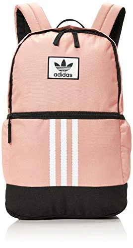 Soft fabric backpacks for traveladidas Originals Stacked Trefoil Backpack, Pink/Trace Pink/Black, One Size