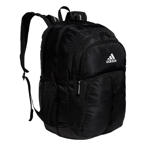 Comfortable backpacks for long travelsadidas Prime 6 Backpack, Black/White, One Size