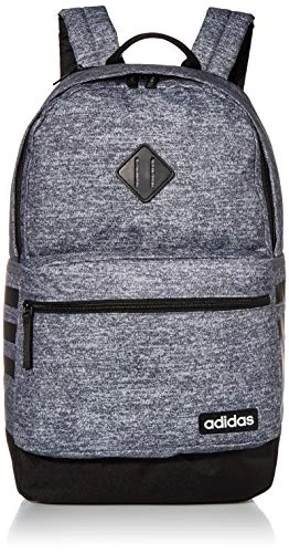 Waterproof backpacks for electronicsadidas Unisex Classic 3S III backpack, Jersey Onix/Black V3, One Size