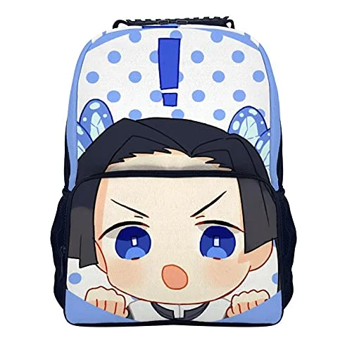 Practical backpacks for outdoor activitiesDemon Slayer Kanzaki Aoi Cute Backpacks for School, Boys And Girls Youth School Bags Computer Laptop Student Backpack 17 Inches Backpack