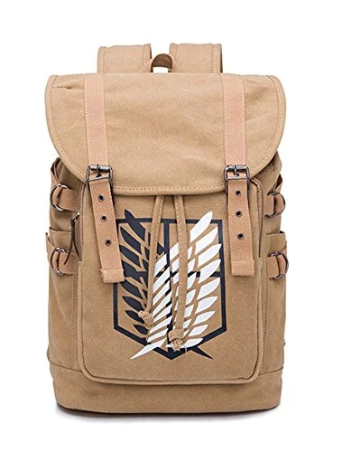 Cute backpacks for girlsGumstyle Attack on Titan Anime Canvas Drawstring Backpack Knapsack Rucksack Schoolbag for Boys Girls Students