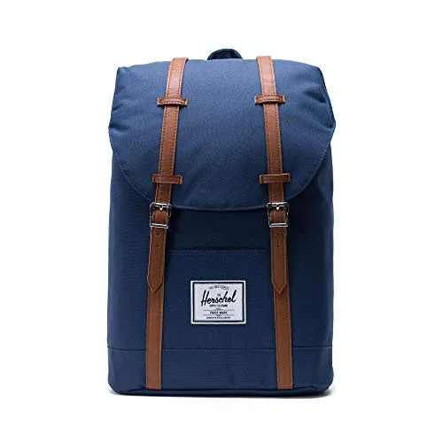 Best backpacks for fitness enthusiastsHerschel Retreat Backpack, Navy, Classic 19.5L,10066-00007-OS