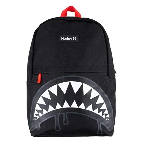 Backpacks for day tripsHurley Kids' One and Only Backpack, Black Shark Bite, Large