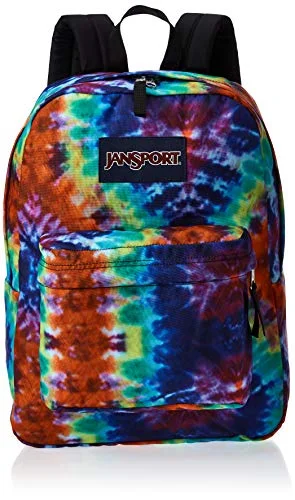 Backpacks with laptop compartment for business tripsJanSport SuperBreak Backpack - Lightweight School Pack, Red Hippie Days