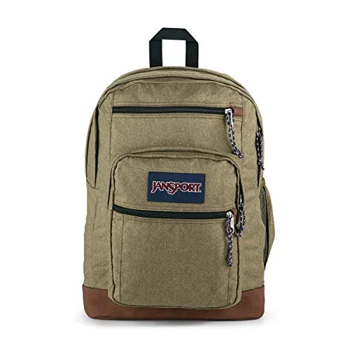 Backpacks with reinforced zippersJanSport Traditional Backpacks, Army Green Letterman Poly, One Size