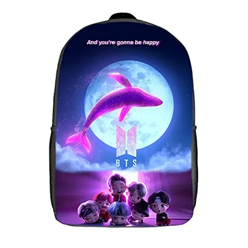 Stylish business backpacks for professionalsK-POP B-T-S Jimin J-Hope Band Backpack Love Yourself Laptop Backpacks Leisure Teens Multipurpose Messenger Bag 17 Inch B