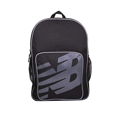 Lightweight and functional backpacks for travelNew Balance Men's and Women's Sporty Backpack600D Polyester Plain Weave, Black