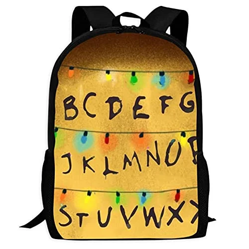 Backpacks for travel with plenty of spaceS-tranger-Th-ings Backpack laptop school bag travel bag full color printing school teen adult game fan gift 17 inch