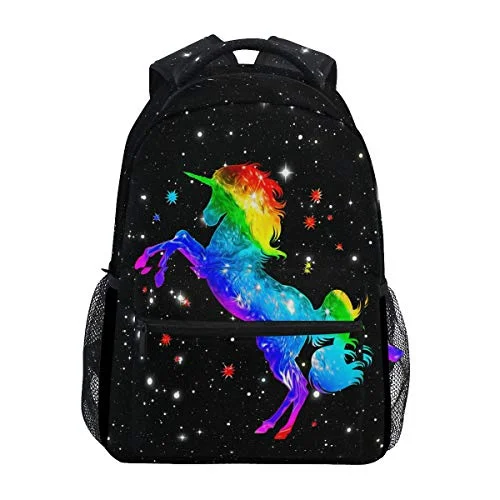 Backpacks for photographers with custom dividersUnicorn Student Backpack for Teen Boys Girls Magic Rainbow Galaxy School Bag Bookbag Travel Laptop Daypack Book bag Shoulder Bag for Kids Elementary