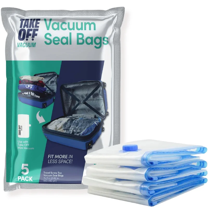 durable designer bag-Vacuum Seal Bags - 5 Pack