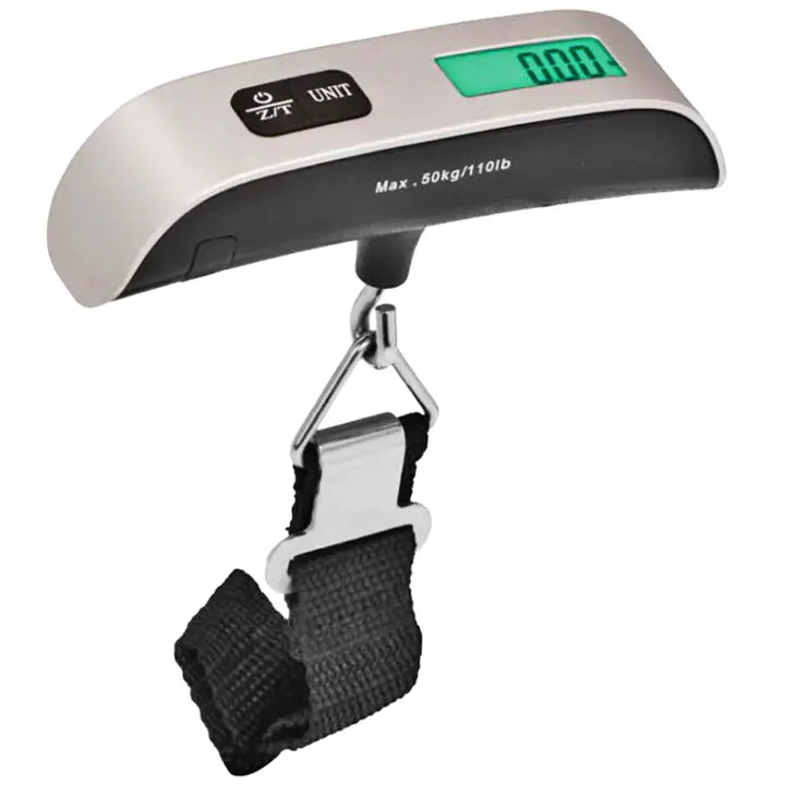 suitcase for personal travel organization-5 Core 110 Lbs Digital Hanging Luggage Scale - $12