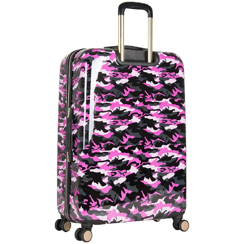 suitcase with best quality zippers-Aimee Kestenberg Women'S 28" Camo Printed Abs And Pc Film Expandable 8-Wheel Upright Pullman, Green