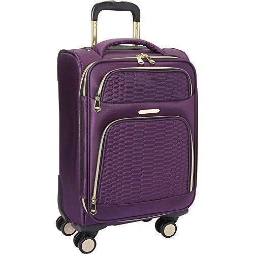 suitcase with extra packing space-Aimee Kestenberg Women'S Florence 20" Carry-On, Plum