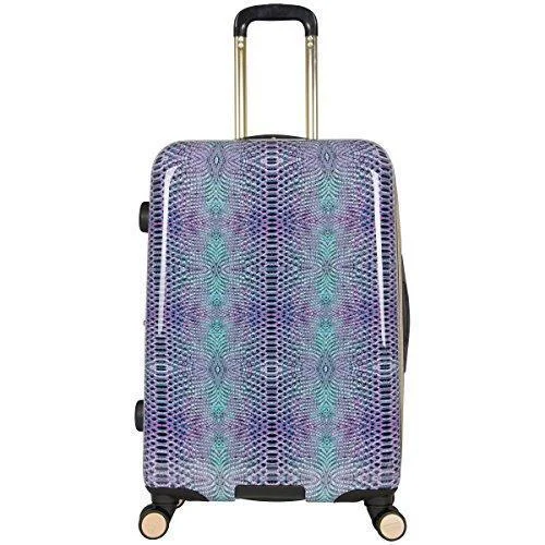 suitcase for comfortable and easy packing-Aimee Kestenberg Women'S Ivy 24" Abs With Pc 8-Wheel Upright, Marine Python