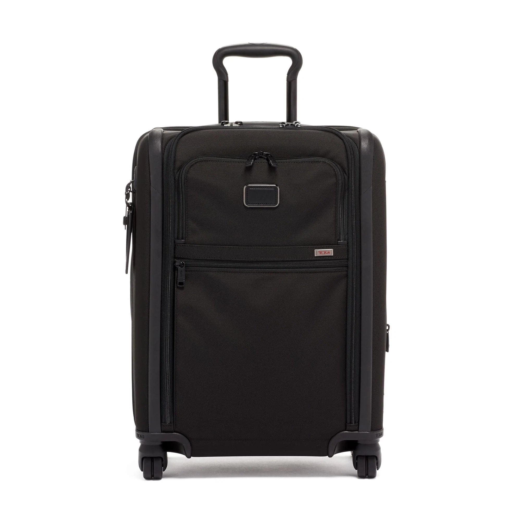 suitcase for daily use-TUMI Alpha 3 Continental Dual Access Expandable Softsided Carry-On Spinner with garment sleeve