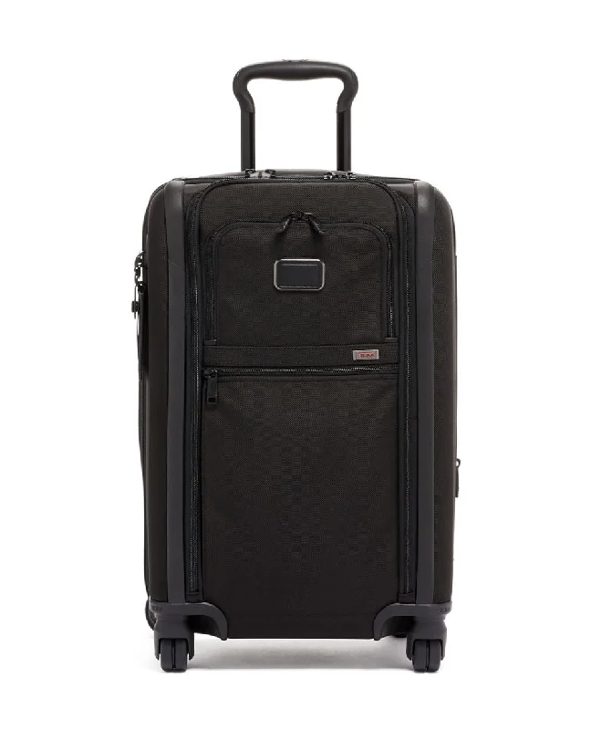 suitcase with hard shell exterior-TUMI Alpha 3 International Dual Access Softsided Spinner Carry-On