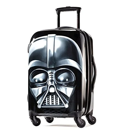 suitcase for family road trips-American Tourister Star Wars 21 Inch Hard Side Spinner, Darth Vader, One Size