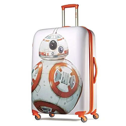 suitcase for world travelers-American Tourister Star Wars Spinner 28, Multi Bb8