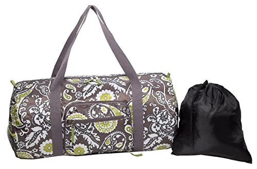 suitcase for exclusive travel brands-Annette Ferber- Sacs Collection Compact Foldable Duffle, 2 Piece