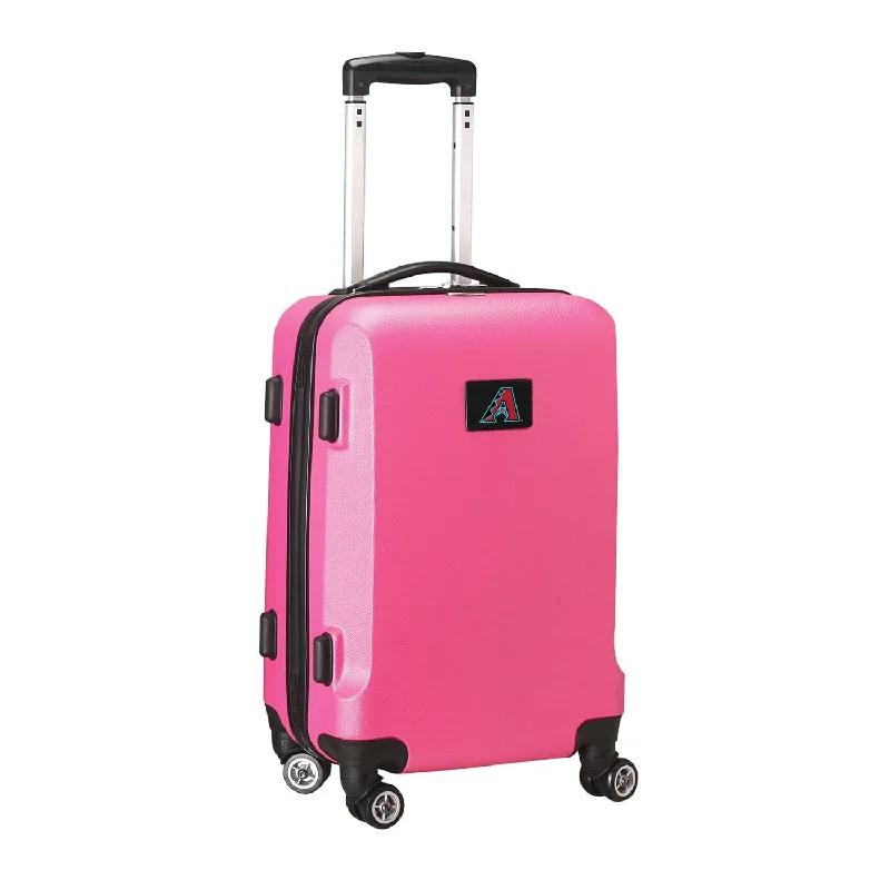 suitcase for an organized travel routine-Arizona Diamondbacks 20" Pink Domestic Carry-on Spinner