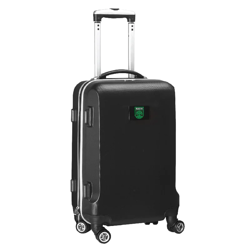 suitcase for weekend getaways-Austin FC 21"Carry-On Hardcase Spinner- Black