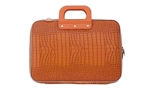 business briefcase for carrying financial documents -Bombata Cocco Briefcase 13-Inch (Orange)