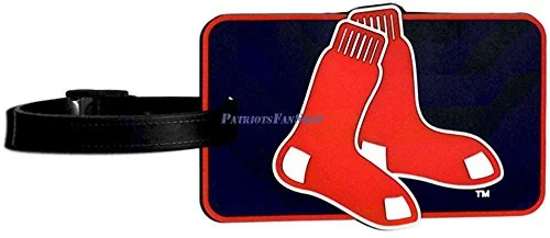 suitcase for a smooth travel experience-Boston Red Sox Luggage Tag