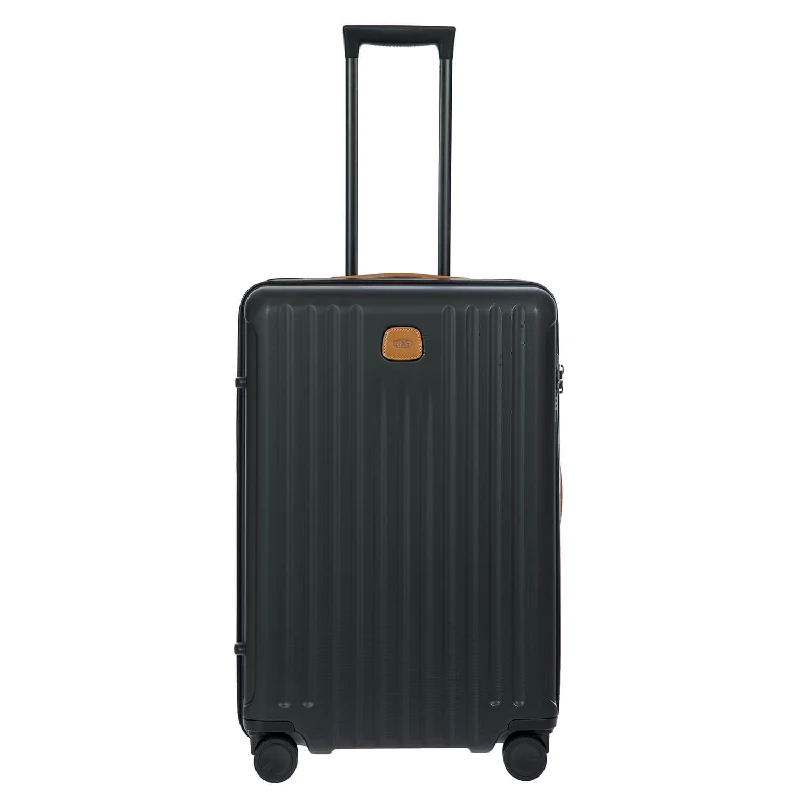 suitcase for stress-free airport check-ins-Bric's Capri 27" Spinner Expandable - Matte Black