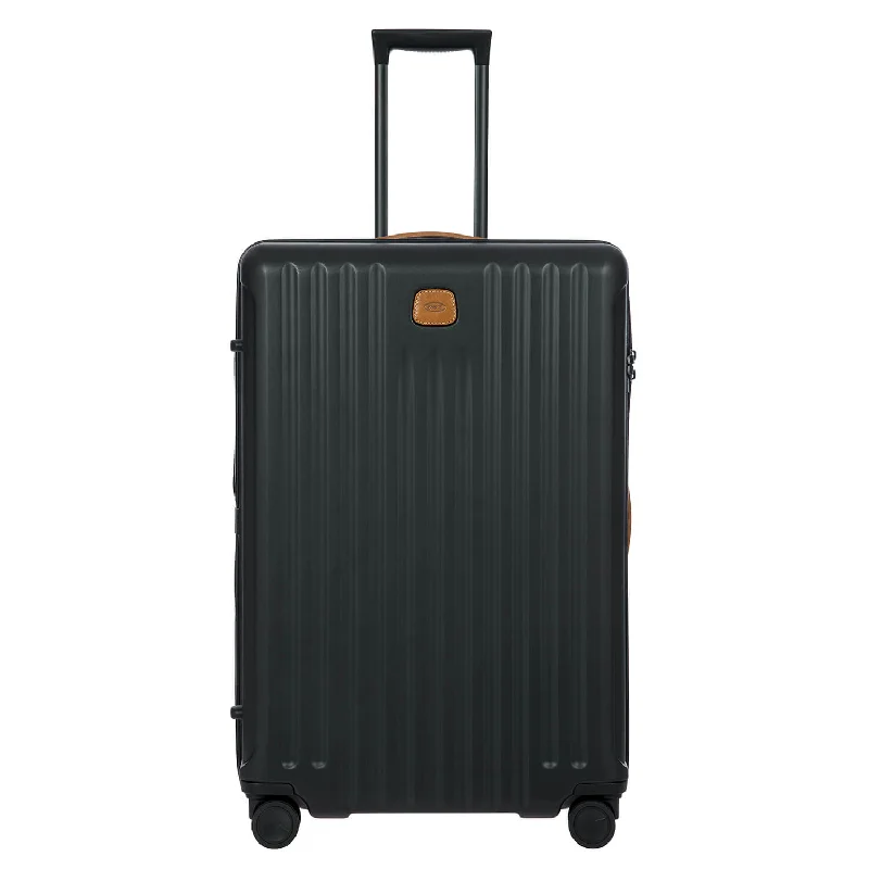 suitcase for organized international travel-Bric's Capri 30" Spinner Expandable - Matte Black