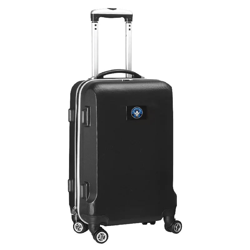 suitcase for professional use-CF Montréal 21"Carry-On Hardcase Spinner- Black