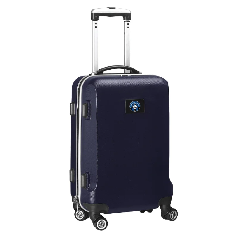 suitcase for business and leisure travel-CF Montréal 21" Carry-On Hardcase Spinner- Navy