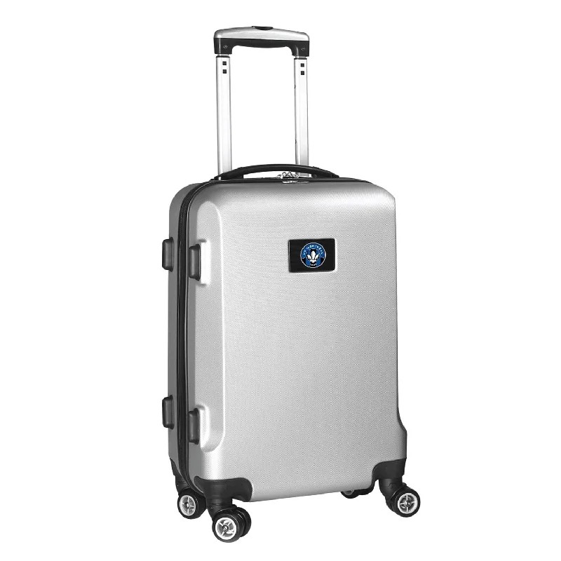 suitcase for travelers with a busy schedule-CF Montréal 21" Carry-On Hardcase Spinner- Silver