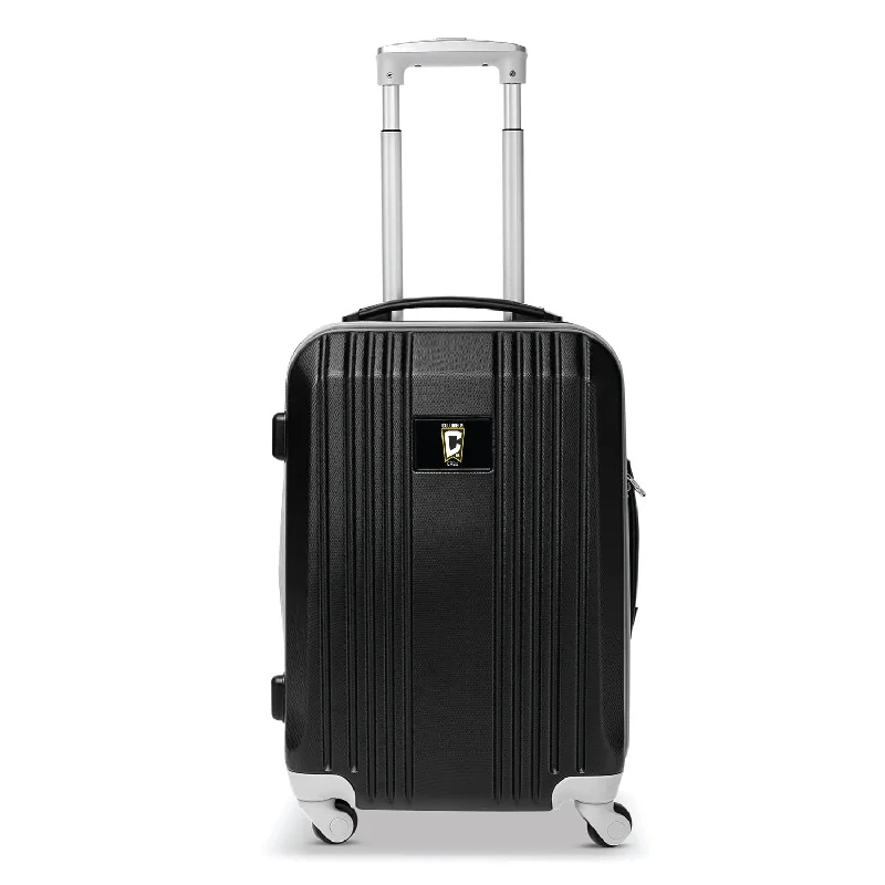 suitcase for professional business trips-Colorado Rapids 21" Two-Tone Carry On Spinner Luggage- GRAY