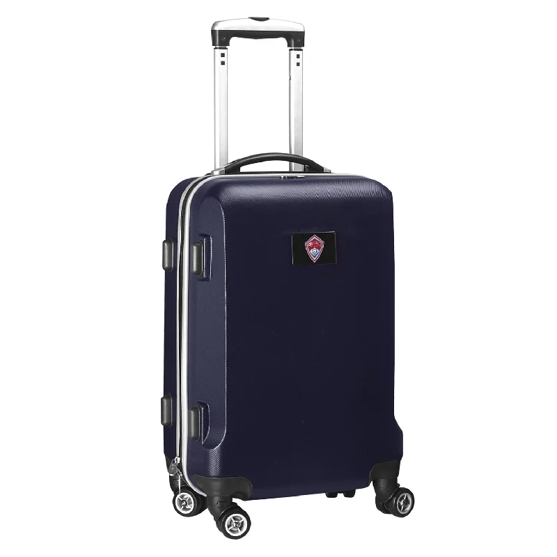 suitcase with high-impact resistance-Colorado Rapids 21" Carry-On Hardcase Spinner- Navy