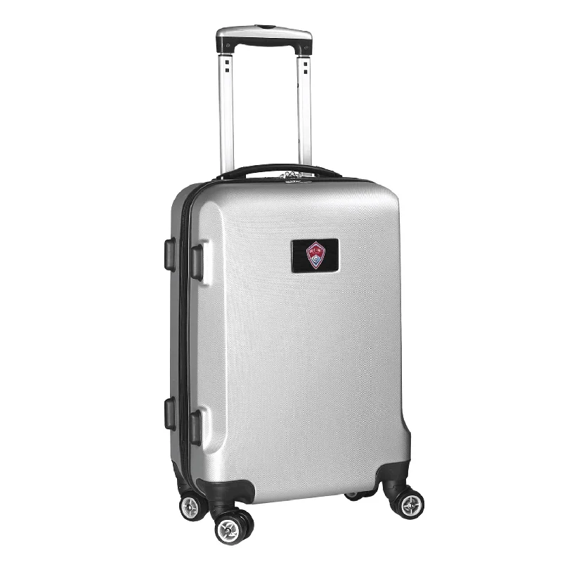 suitcase with high-visibility design-Colorado Rapids 21" Carry-On Hardcase Spinner- Silver