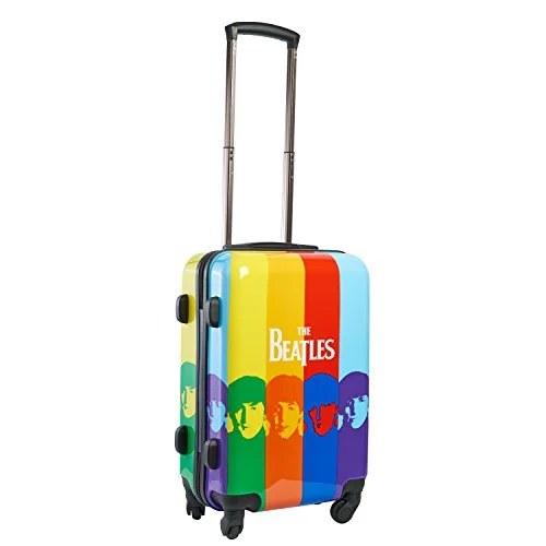 suitcase for business meetings abroad-Concept One Beatles 21 Inch Polycarbonate Plastic Upright Spinner Rolling Luggage