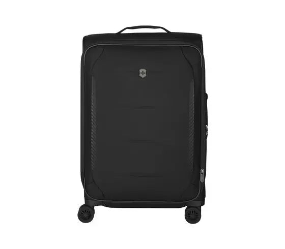 suitcase for organizing clothes-Victorinox Crosslight Medium 27” Softside Spinner