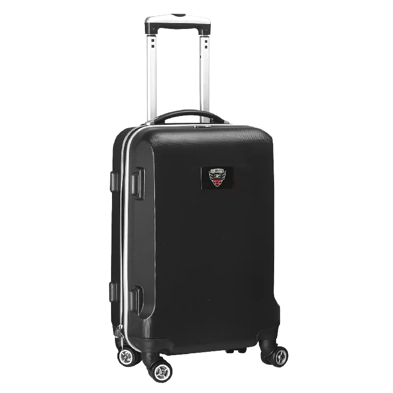 suitcase with internal straps-D.C. United 21"Carry-On Hardcase Spinner- Black