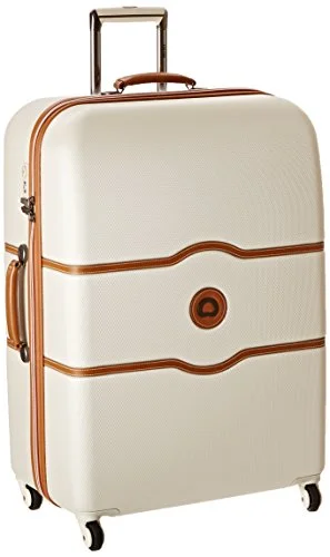 suitcase for short weekend travel-Delsey Luggage Chatelet 28 Inch Spinner Trolley, Champagne, One Size