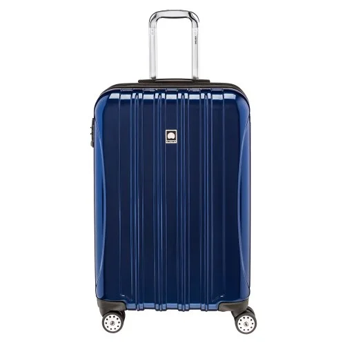 suitcase for fashion-forward travelers-Delsey Luggage Helium Aero 25 Inch Expandable Spinner Trolley, Cobalt Blue,One Size