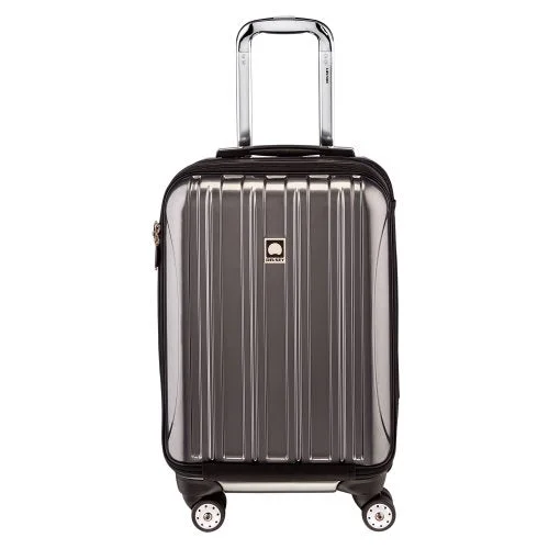 suitcase for maximum packing flexibility-Delsey Luggage Helium Aero International Carry On Expandable Spinner Trolley (19")