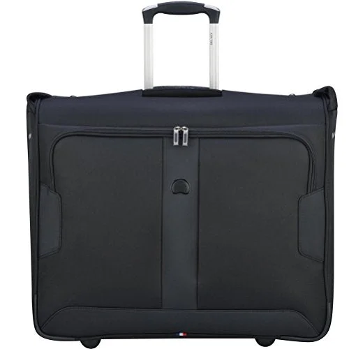 suitcase with premium anti-theft features-Delsey Luggage Sky Max 2 Wheeled Garment Bag, Black